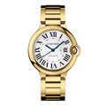 Ballon Bleu de Cartier 36 Watch - 36mm, 18K Yellow Gold, Silver Dial